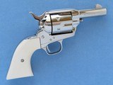 Pair of Colt Sheriffs Models, Consecutive Serial Numbered, Ivory Grips, Nickel Plated, Chambered in .45 LC - 15 of 17