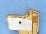 Cased Consecutive Pair of Colt 1908's, Gold Plated with Pearl Grips, Cal. .25 ACP SOLD - 7 of 19