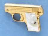 Cased Consecutive Pair of Colt 1908's, Gold Plated with Pearl Grips, Cal. .25 ACP SOLD - 3 of 19
