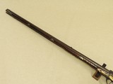 Beautiful 1830's Vintage Kentucky / Pennsylvania Rifle Attributed to Joseph Kimmel in Union County, Pa.
SOLD - 9 of 25