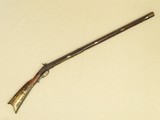 Beautiful 1830's Vintage Kentucky / Pennsylvania Rifle Attributed to Joseph Kimmel in Union County, Pa.
SOLD - 1 of 25