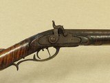 Beautiful 1830's Vintage Kentucky / Pennsylvania Rifle Attributed to Joseph Kimmel in Union County, Pa.
SOLD - 3 of 25