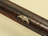 Beautiful 1830's Vintage Kentucky / Pennsylvania Rifle Attributed to Joseph Kimmel in Union County, Pa.
SOLD - 22 of 25