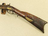 Beautiful 1830's Vintage Kentucky / Pennsylvania Rifle Attributed to Joseph Kimmel in Union County, Pa.
SOLD - 7 of 25
