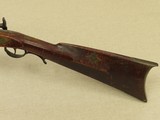 Circa 1830-1840 Antique Kentucky / Pennsylvania Rifle in .56 Caliber by John Moll in Allentown, Pa. SOLD - 10 of 25