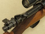 Late 1940's Vintage Husqvarna Hi-Power Rifle in 9.3x57mm Caliber w/ Jaeger Side Mount & Weaver 2.5X Scope
** Light Restoration ** SOLD - 18 of 25