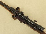 Late 1940's Vintage Husqvarna Hi-Power Rifle in 9.3x57mm Caliber w/ Jaeger Side Mount & Weaver 2.5X Scope
** Light Restoration ** SOLD - 14 of 25