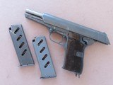 1952 Vintage CZ Model 52 Pistol in 7.62x25 Tokarev w/ Extra Mag
** Beautiful All-Original Example of this Powerful Czech Military Pistol ** SOLD - 22 of 25