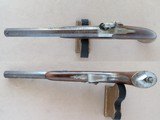 Cased French Dueling Pistols, " AURY A, ST. ETIENNE " SOLD - 11 of 16