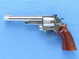 1978 Vintage Smith & Wesson Model 29-2 Nickel 6.5" Revolver in .44 Magnum
** Factory Test Fired Only w/ Box & Manuals! ** - 2 of 25