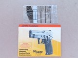 Scarce 1985 West German Sig Sauer P226 9mm Pistol w/ Original Box, Manual, Test Target, Etc.
** Beautiful Early Tyson's Corner Gun ** SOLD - 23 of 25