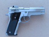 Vintage Smith & Wesson Model 659 Stainless Steel 9mm Pistol
** Custom Tuned Trigger ** SOLD - 5 of 25