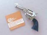 1993 Vintage Nickel Colt Single Action Army in .44-40 Caliber w/ 4.75" Inch Barrel
** Minty & Unfired Nickel Colt SAA **
SOLD - 23 of 25