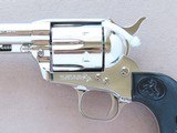 1993 Vintage Nickel Colt Single Action Army in .44-40 Caliber w/ 4.75" Inch Barrel
** Minty & Unfired Nickel Colt SAA **
SOLD - 4 of 25