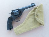 Scarce 1925 Vintage Enfield Webley Mark VI Revolver in .455 Webley
w/ WW2 British Holster
** Superb All-Original Example ** SOLD - 1 of 25