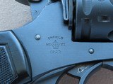 Scarce 1925 Vintage Enfield Webley Mark VI Revolver in .455 Webley
w/ WW2 British Holster
** Superb All-Original Example ** SOLD - 22 of 25