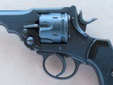 Scarce 1925 Vintage Enfield Webley Mark VI Revolver in .455 Webley
w/ WW2 British Holster
** Superb All-Original Example ** SOLD - 8 of 25