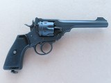 Scarce 1925 Vintage Enfield Webley Mark VI Revolver in .455 Webley
w/ WW2 British Holster
** Superb All-Original Example ** SOLD - 2 of 25