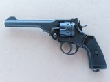 Scarce 1925 Vintage Enfield Webley Mark VI Revolver in .455 Webley
w/ WW2 British Holster
** Superb All-Original Example ** SOLD - 6 of 25