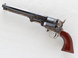 The Jefferson Davis 1851 Navy Revolver by United States Historical Society, Cal. .36 Percussion, Nicely Hand Engraved SOLD - 6 of 16