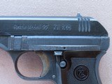 WW2 Nazi CZ vz 27 Pistol in .32 ACP (7.65mm)
** Clean All-Original 1943 Example ** SOLD - 3 of 25