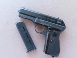 WW2 Nazi CZ vz 27 Pistol in .32 ACP (7.65mm)
** Clean All-Original 1943 Example ** SOLD - 21 of 25