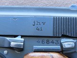 WW2 1941 "jhv" Code German Military Femaru Model 1937 Pistol in 7.65mm Caliber (.32 ACP)
** Nice Clean Example ** - 6 of 25