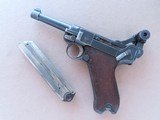 1912 Erfurt P-08 Luger 9mm Pistol w/ Machine Gun Company Unit Markings
** Cool WW1 Battle-Used Luger ** SOLD - 20 of 25