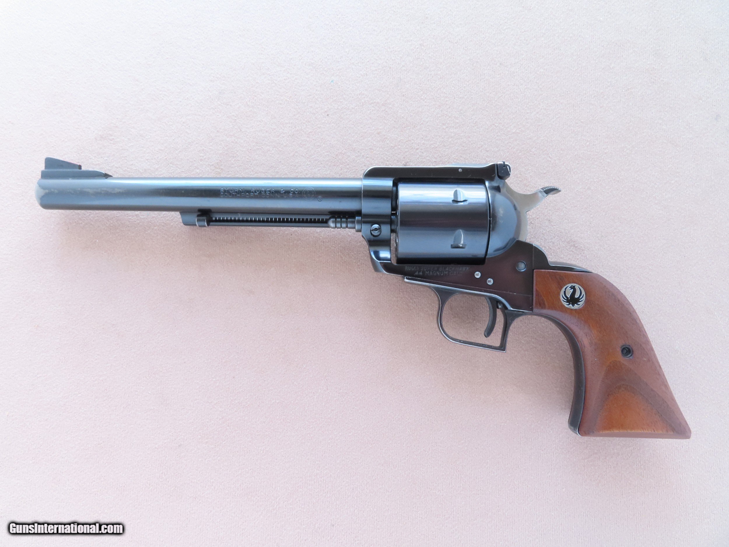 1967 3 Screw Ruger Old Model Super Blackhawk 44 Magnum Revolver W