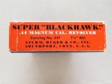 Ruger Super Blackhawk, Old Model with Rare 6 1/2 Inch Barrel, Cal. .44 Magnum, 1966 Vintage SOLD - 10 of 14