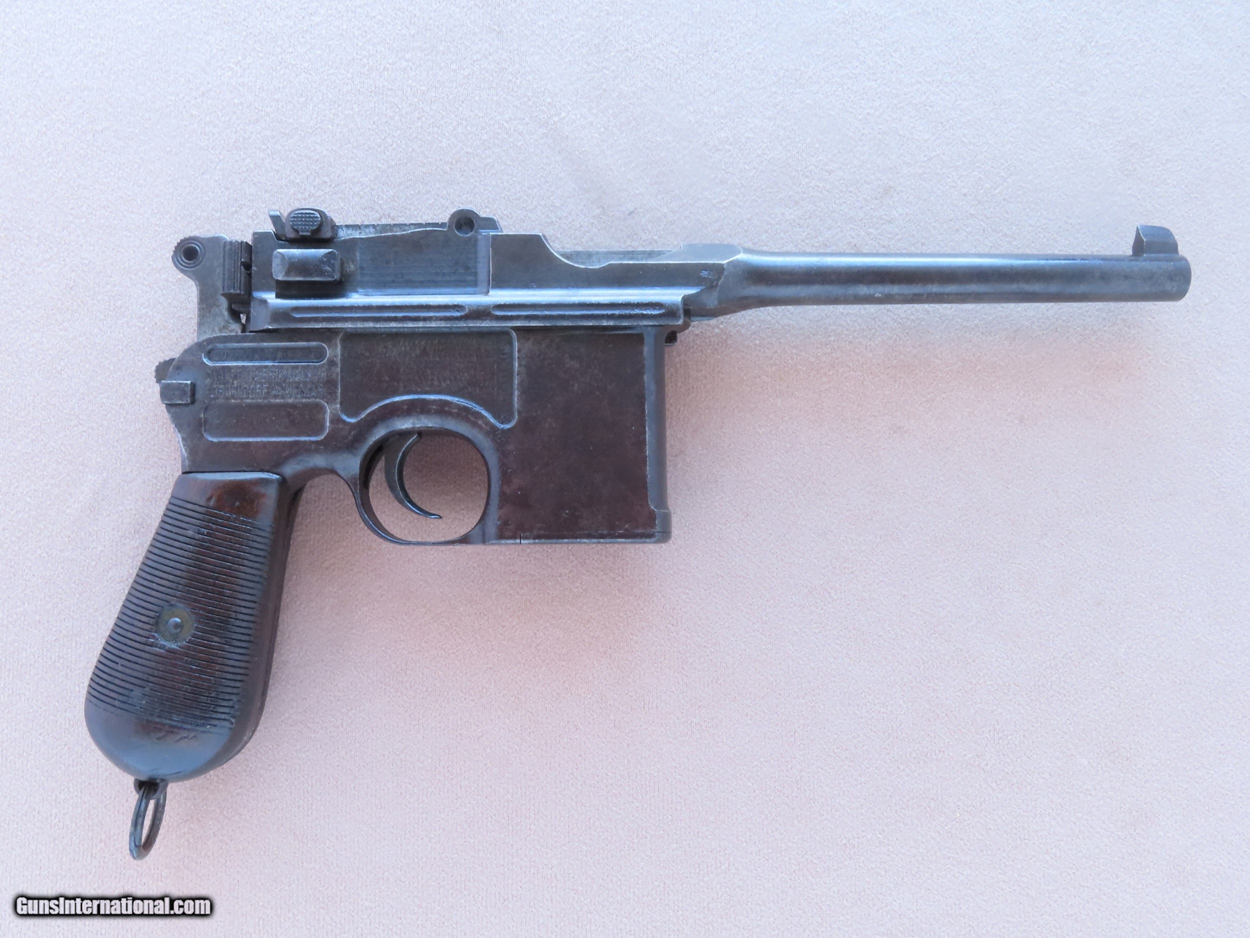 Ww1 Mauser C96 Broomhandle Pistol In 30 Mauser All Matching And All Original Sold 4332