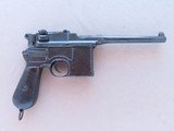 WW1 Mauser C96 Broomhandle Pistol in .30 Mauser
** All-Matching and All-Original ** SOLD - 1 of 25