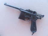 WW1 Mauser C96 Broomhandle Pistol in .30 Mauser
** All-Matching and All-Original ** SOLD - 23 of 25