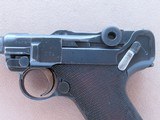 1913 Vintage German Military Erfurt P-08 Luger in 9mm Caliber
** Unit Marked & All-Matching Except Take-Down Lever ** SOLD - 3 of 25