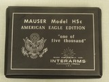 Vintage Mauser HSC American Eagle Edition 1 of 5000 Pistol in .32 ACP w/ Case, Manual, Extra Mag, & Test Target
** Minty Beauty ** SOLD - 4 of 24