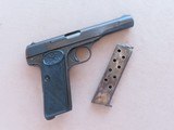 WW2 Nazi Browning Model 1922 Pistol in .32 ACP
** Great Shooter and Representative Example ** SOLD - 20 of 25