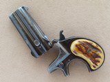 Remington O/U Derringer with Stag Grips, Cal. .41 RF, 1890 Vintage SOLD - 8 of 9