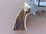 1982 Vintage Ruger Stainless Steel Redhawk .44 Magnum Revolver w/ Spectacular Stag Grips with Ruger Medallions
** 7.5" Barrel ** SOLD - 6 of 25
