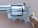 1982 Vintage Ruger Stainless Steel Redhawk .44 Magnum Revolver w/ Spectacular Stag Grips with Ruger Medallions
** 7.5" Barrel ** SOLD - 3 of 25