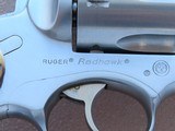 1982 Vintage Ruger Stainless Steel Redhawk .44 Magnum Revolver w/ Spectacular Stag Grips with Ruger Medallions
** 7.5" Barrel ** SOLD - 24 of 25