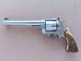 1982 Vintage Ruger Stainless Steel Redhawk .44 Magnum Revolver w/ Spectacular Stag Grips with Ruger Medallions
** 7.5" Barrel ** SOLD - 1 of 25