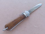 WW2 Nazi Paratrooper Gravity Knife by SMF in Solingen
** All-Original and Matching! ** SOLD - 3 of 25