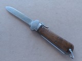 WW2 Nazi Paratrooper Gravity Knife by SMF in Solingen
** All-Original and Matching! ** SOLD - 1 of 25