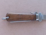 WW2 Nazi Paratrooper Gravity Knife by SMF in Solingen
** All-Original and Matching! ** SOLD - 6 of 25