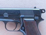 WW2 German Occupation Nazi FN Browning Hi Power 9mm Pistol
** Attractive Old Refinish ** SOLD - 3 of 25