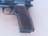 WW2 German Occupation Nazi FN Browning Hi Power 9mm Pistol
** Attractive Old Refinish ** SOLD - 2 of 25