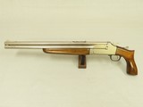 RARE Factory Nickel Finish / Pistol Grip Savage Model 24VS in .357 Remington Maximum and 20 Gauge
** One of the Rarest Savage Combo Guns! ** SOLD - 1 of 25