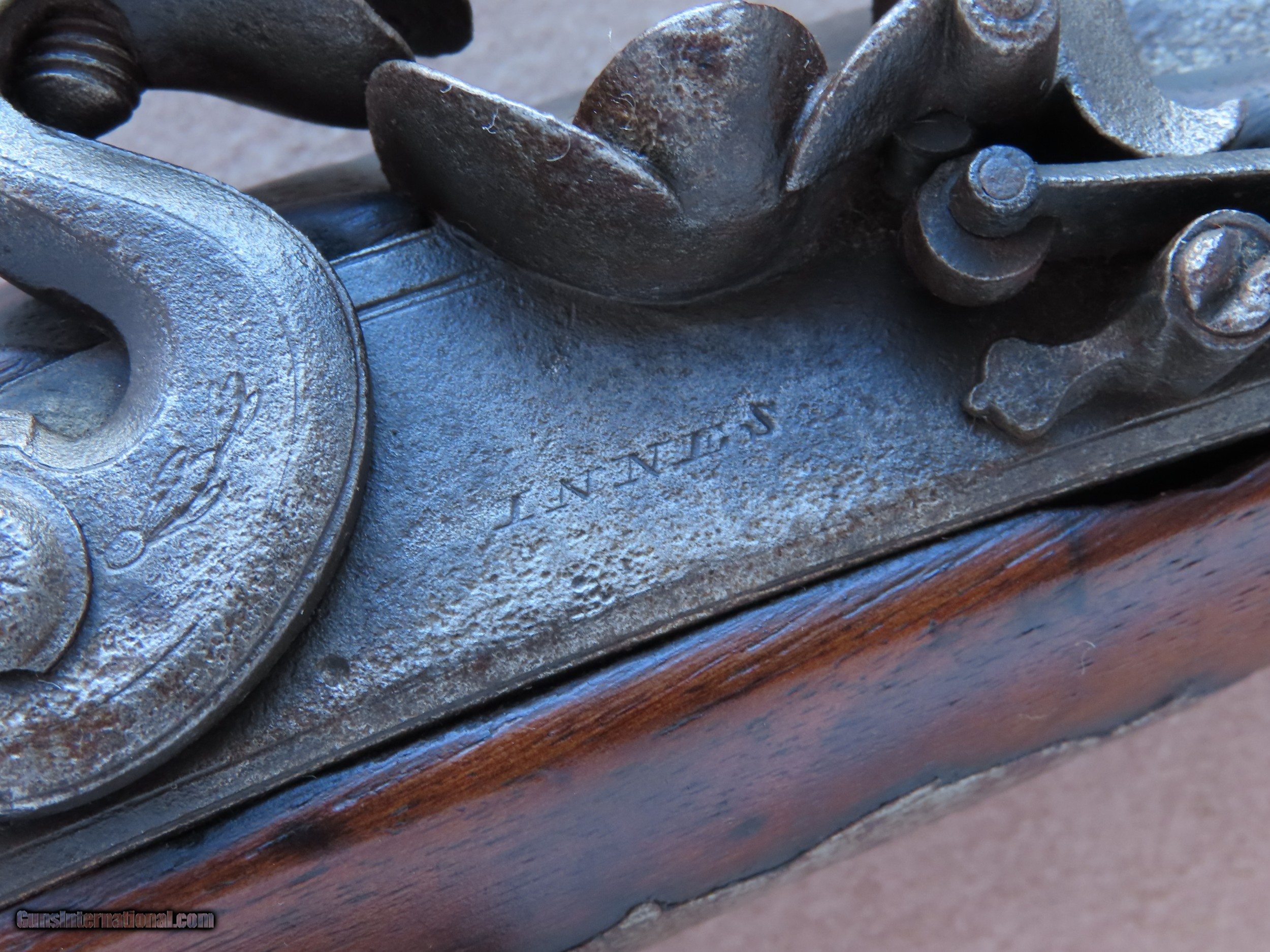 Antique Scottish Innes & Thomson .62 Caliber Flintlock Officer's SOLD