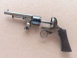 Beautiful & Unique Antique Mariette Brevete Pinfire Double-Action Revolver
** Ring Trigger & Serial Number 6 ** - 10 of 25
