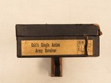 Consecutive Pair Colt Single Action Army's, 2nd Generation, Cal. .44 Special, 1960 Vintage, with Black Boxes SOLD - 12 of 18
